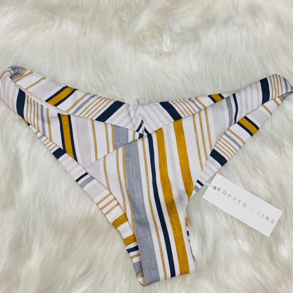 🎉Sale🎉 Kopper & Zink Hugo Striped Bikini Bottoms - Picture 5 of 7